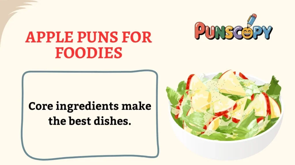Apple Puns for Foodies
