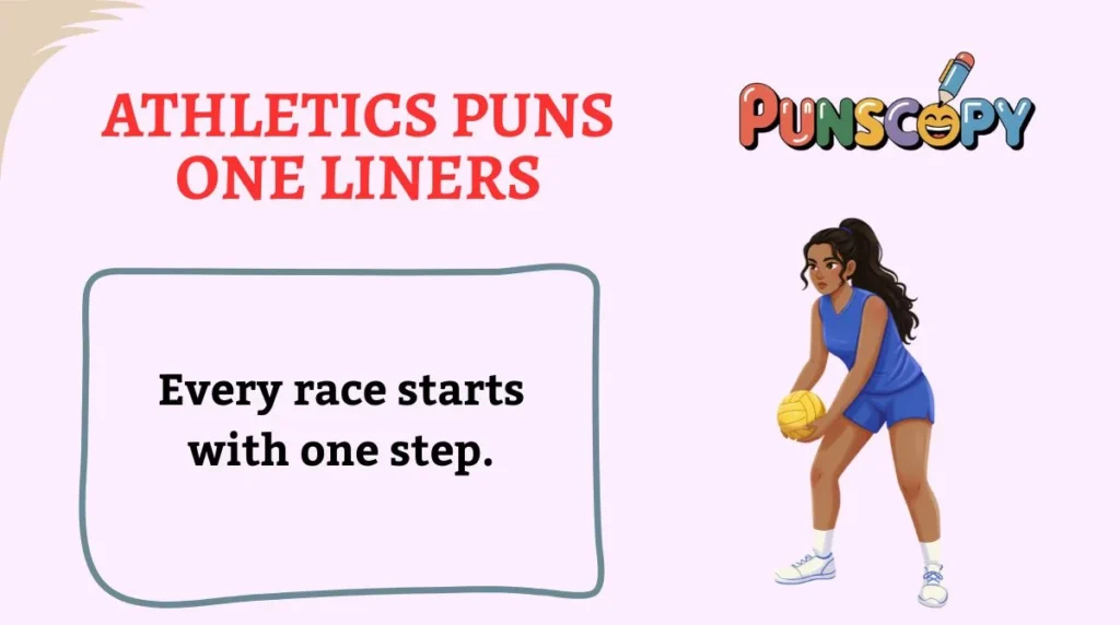 Athletics Puns One Liners