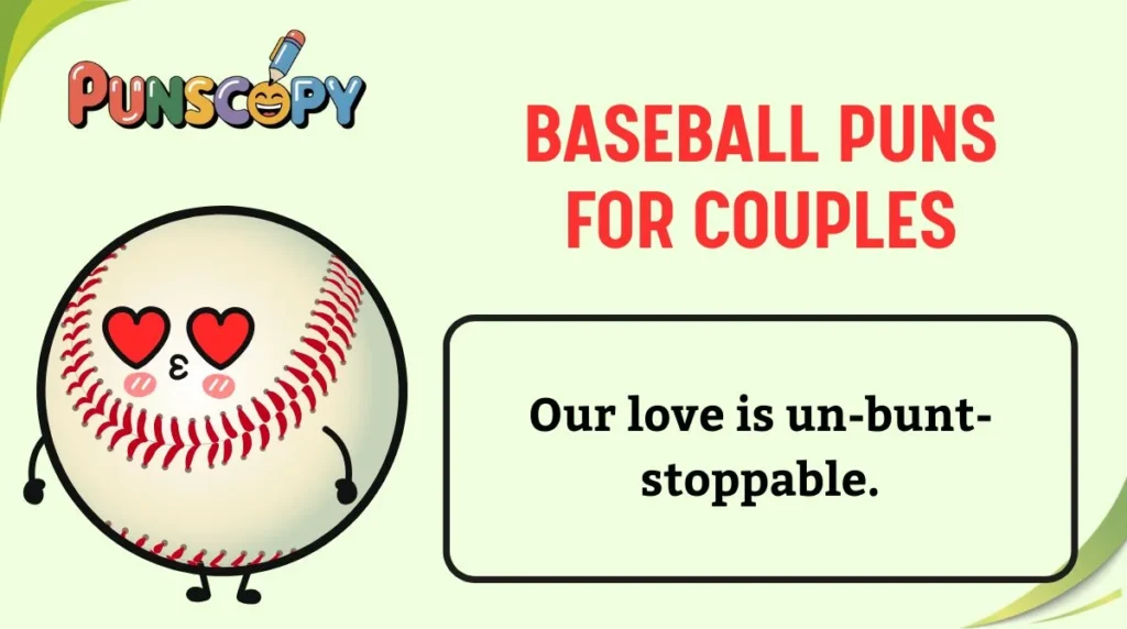 Baseball Puns for Couples