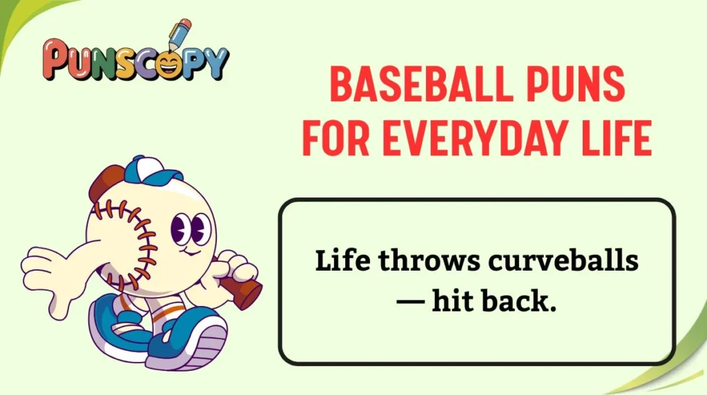 Baseball Puns for Everyday Life