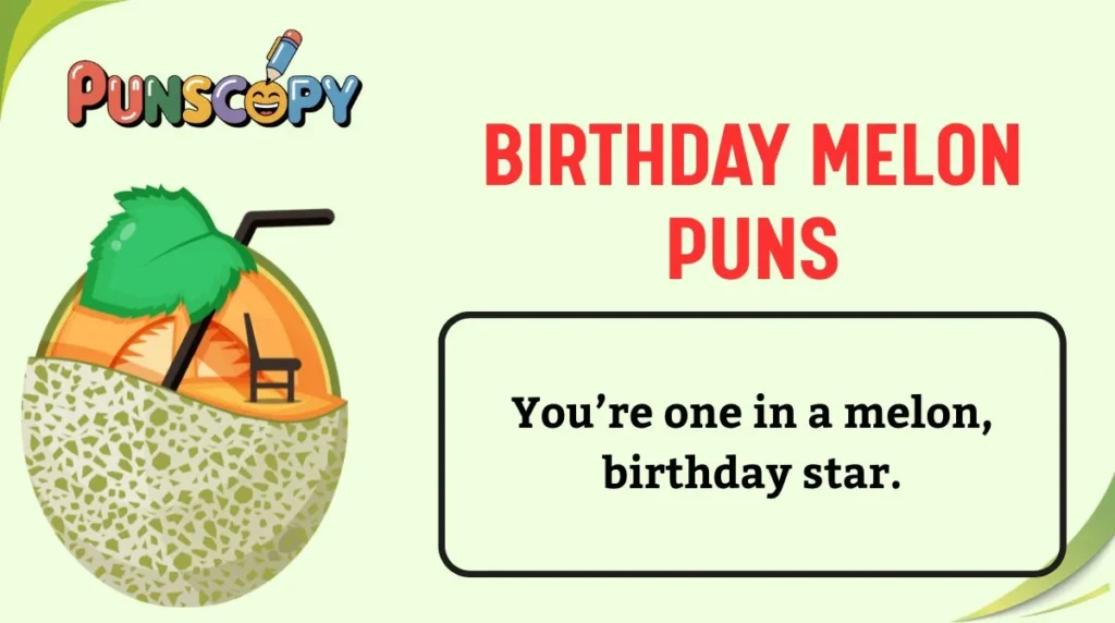 Birthday Melon Puns