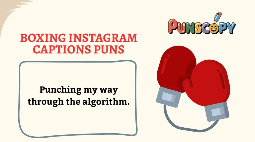 Boxing Instagram Captions Puns