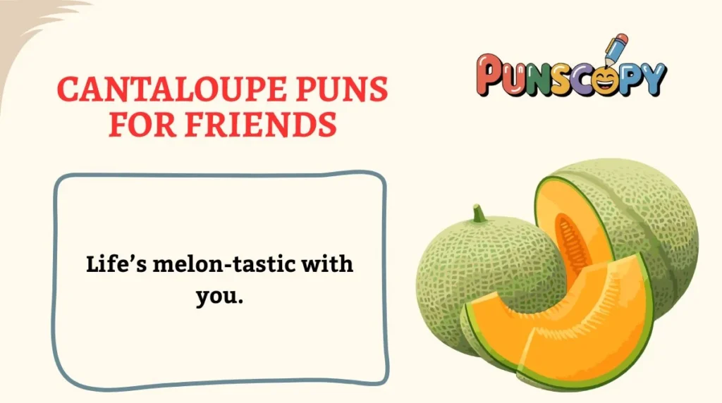 Cantaloupe Puns for Friends