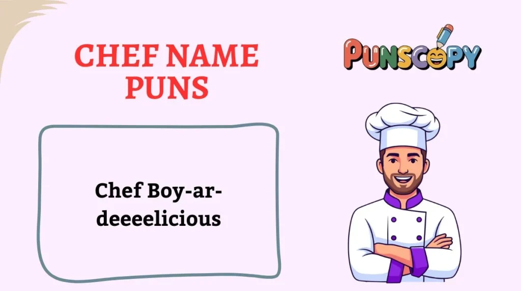 Chef Name Puns