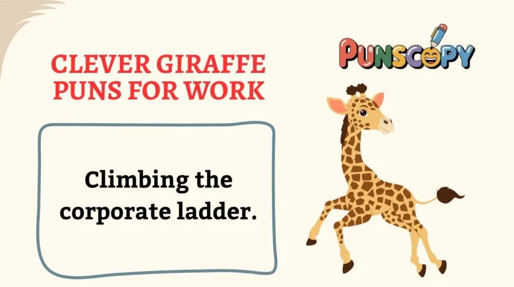 Clever Giraffe Puns for Work