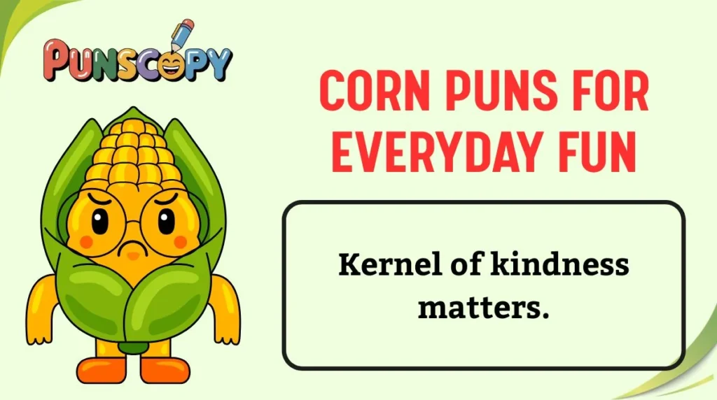 Corn Puns for Everyday Fun