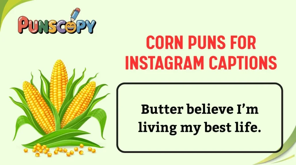 Corn Puns for Instagram Captions