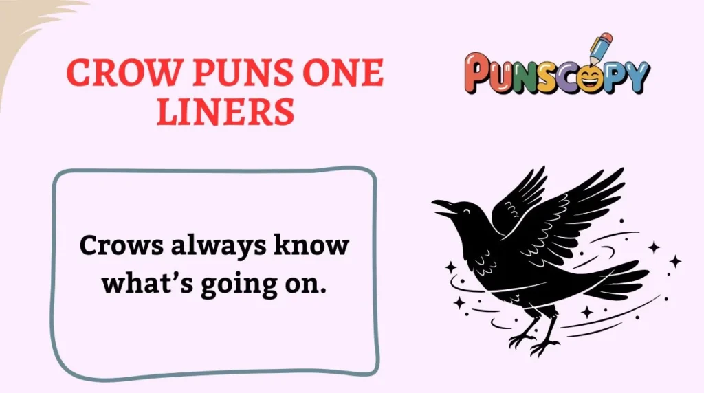 Crow Puns One Liners