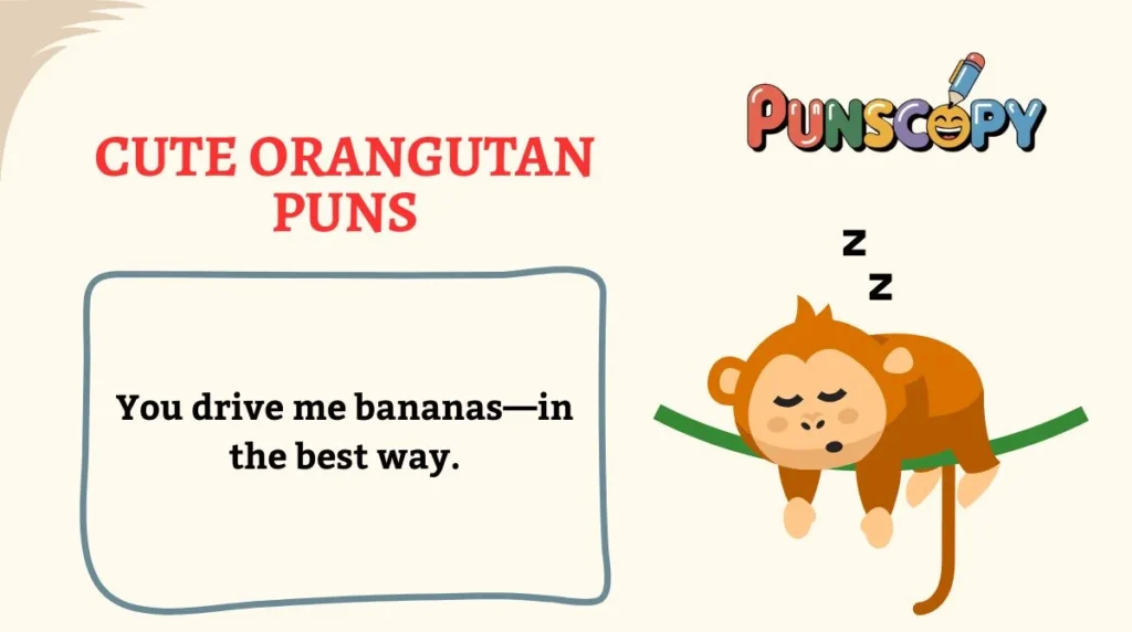 Cute Orangutan Puns