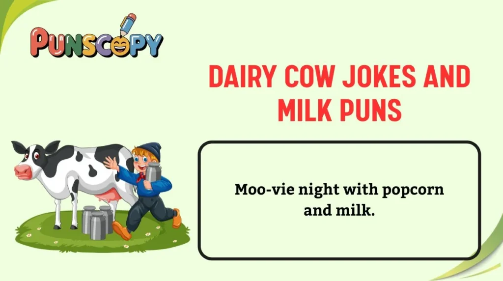 Dairy Cow Jokes and Milk Puns