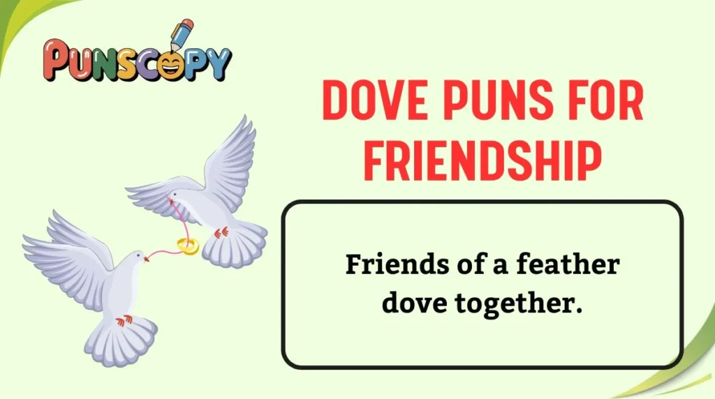 Dove Puns for Friendship