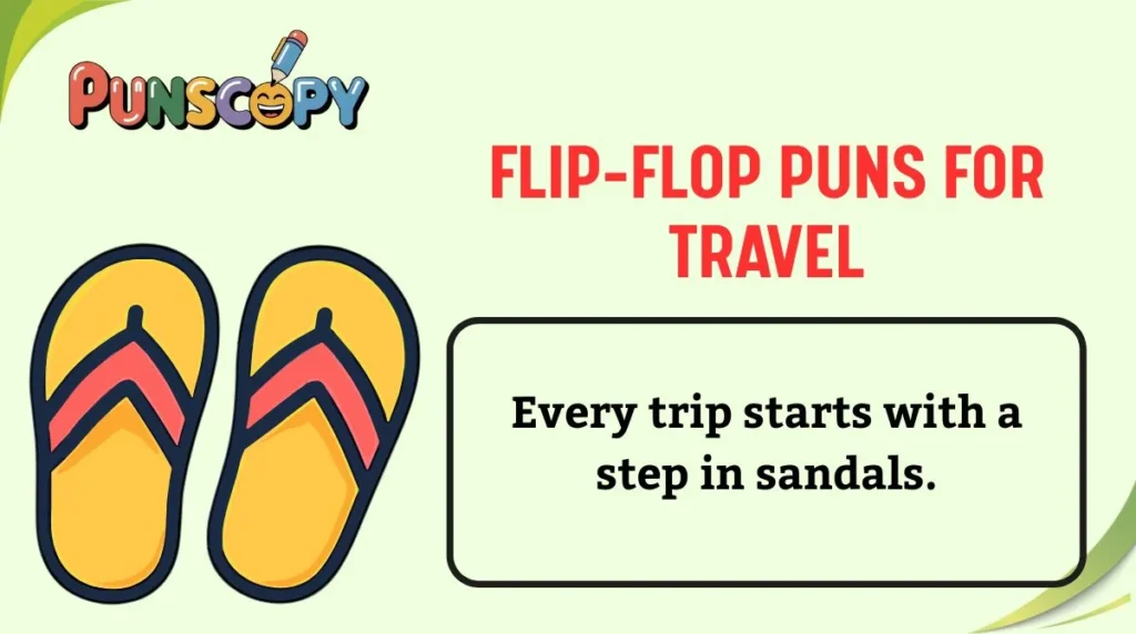 Flip-Flop Puns for Travel