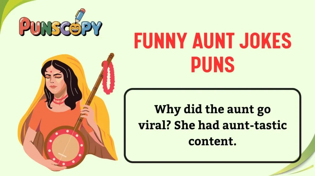 Funny Aunt Jokes Puns