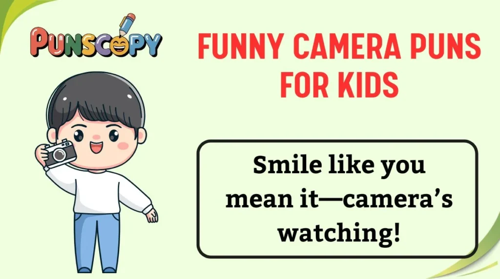 Funny Camera Puns for Kids