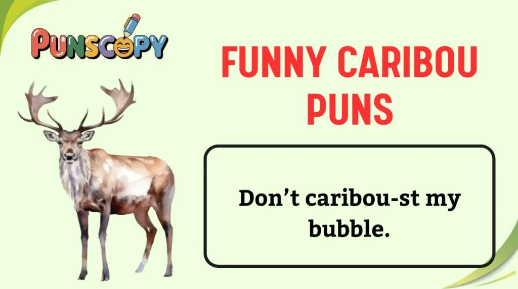 Funny Caribou Puns