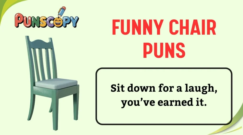 Funny Chair Puns