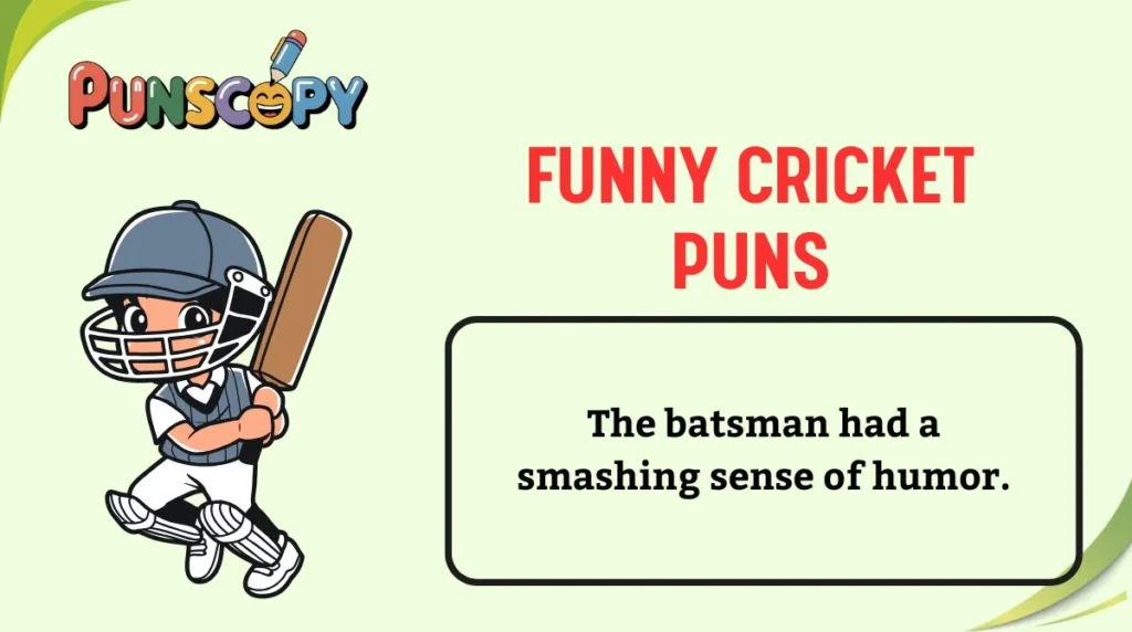 Funny Cricket Puns