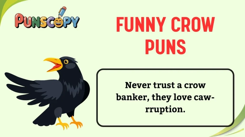 Funny Crow Puns