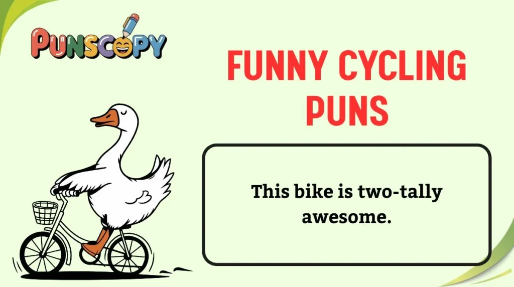 Funny Cycling Puns