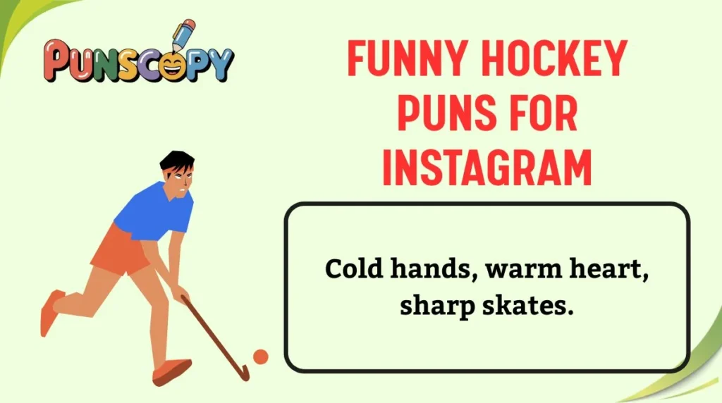 Funny Hockey Puns for Instagram