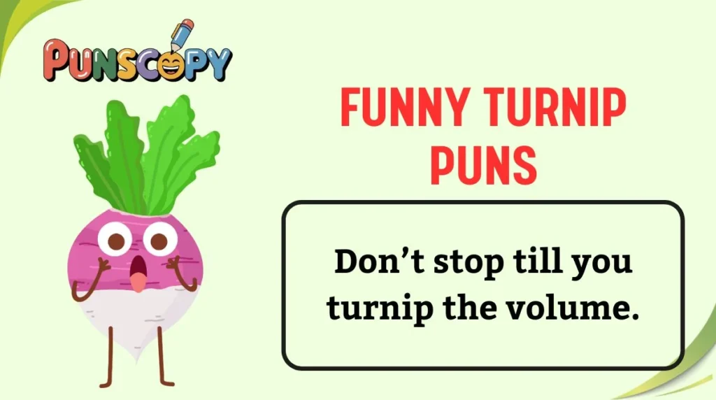 Funny Turnip Puns