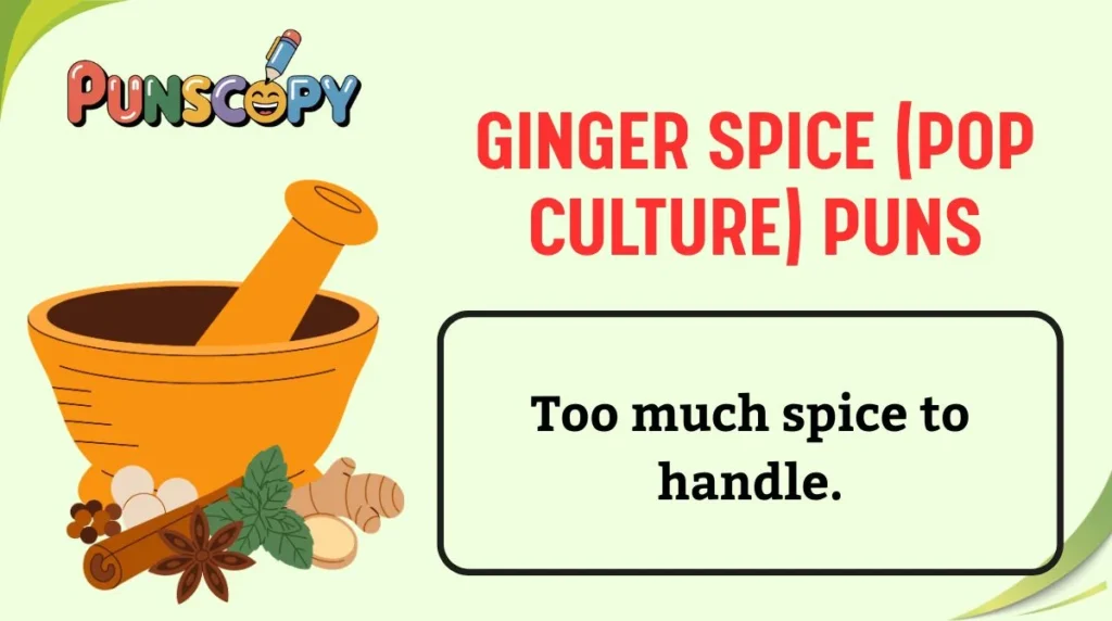 Ginger Spice (Pop Culture) Puns