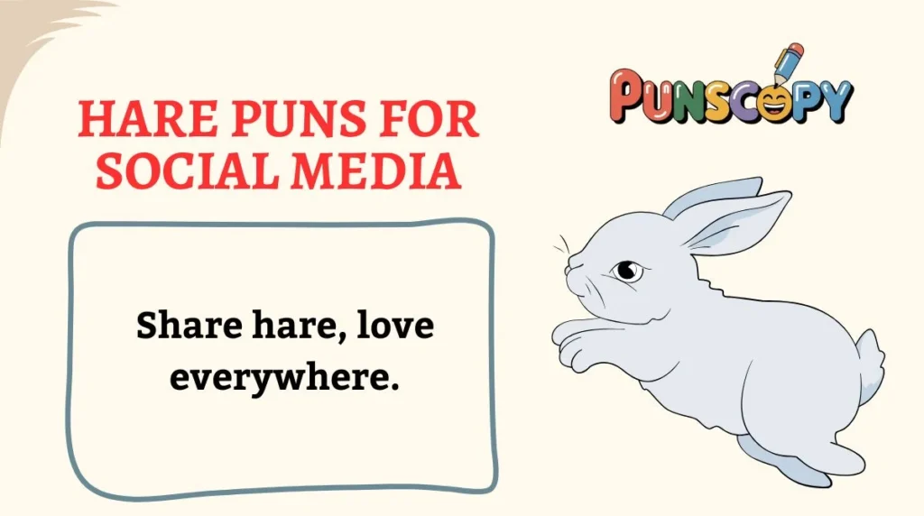 Hare Puns for Social Media