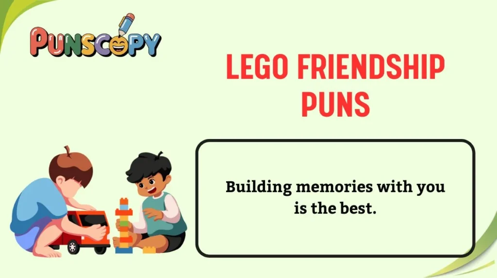 LEGO Friendship Puns