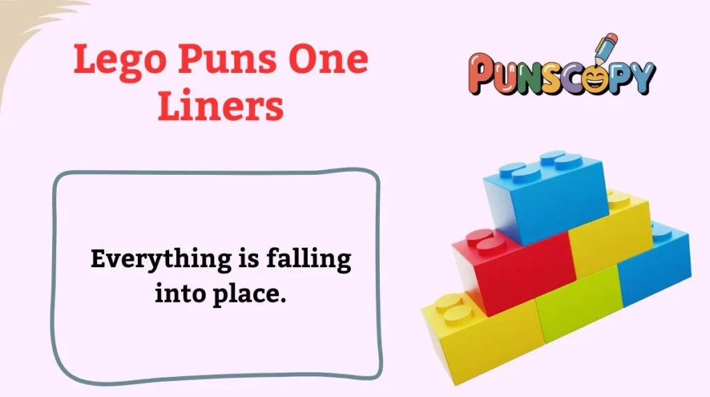 Lego Puns One Liners