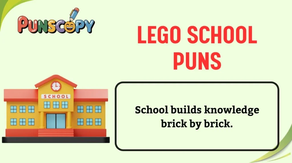 LEGO School Puns