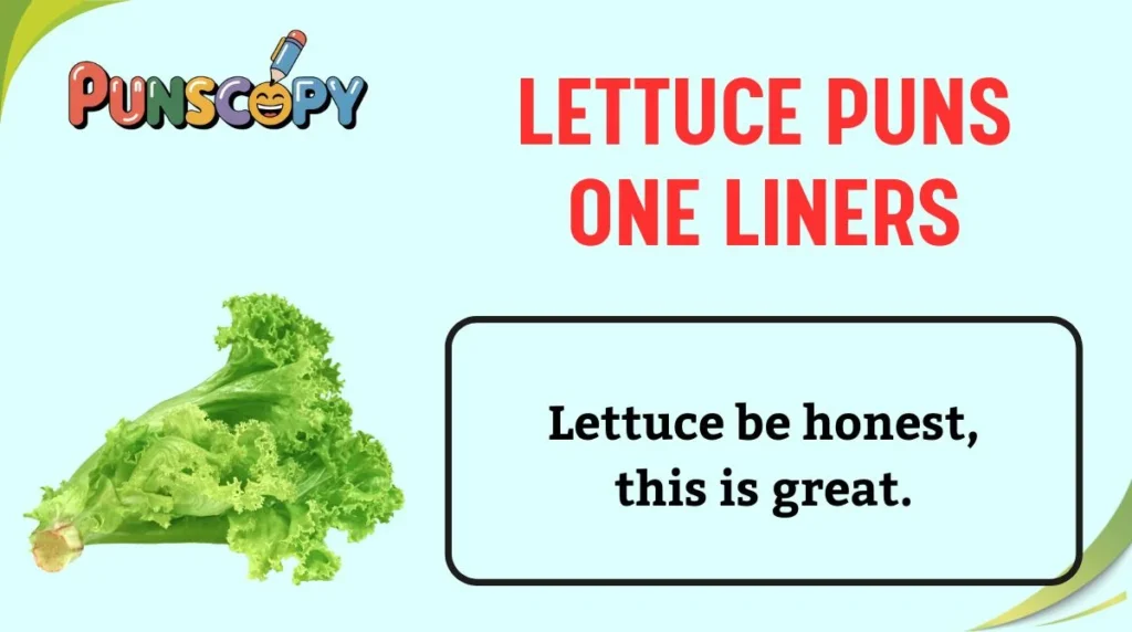 Lettuce Puns One Liners