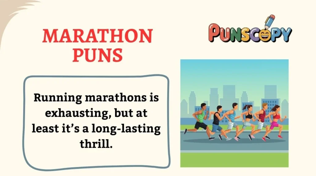 Marathon Puns
