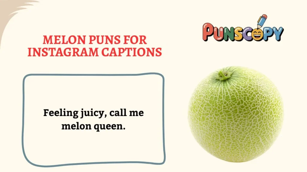 Melon Puns for Instagram Captions