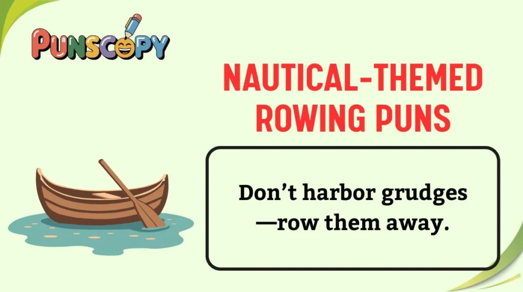 Nautical-Themed Rowing Puns