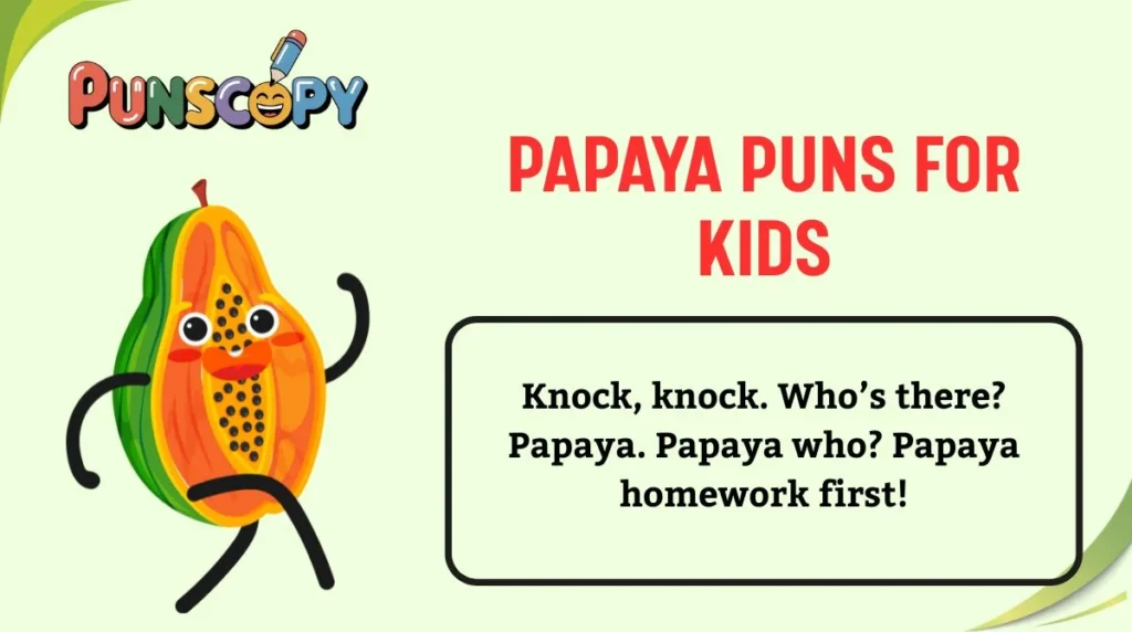 Papaya Puns for Kids