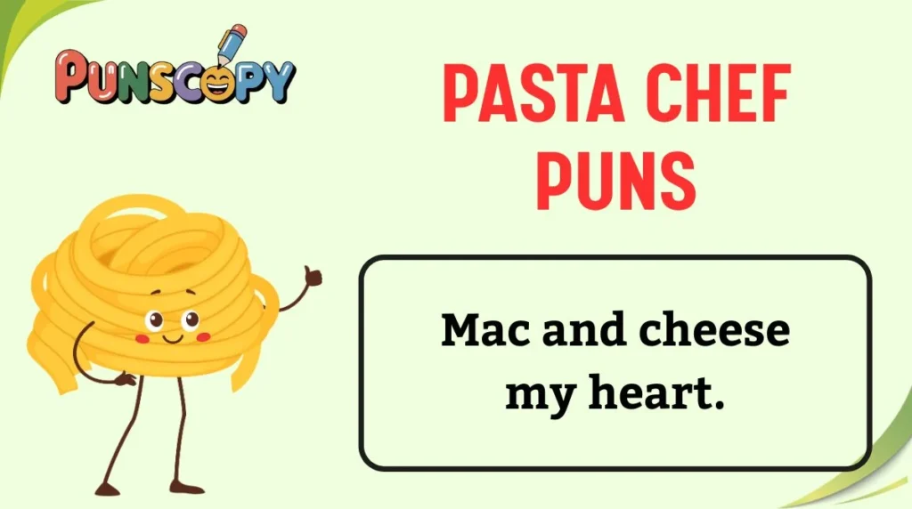 Pasta Chef Puns