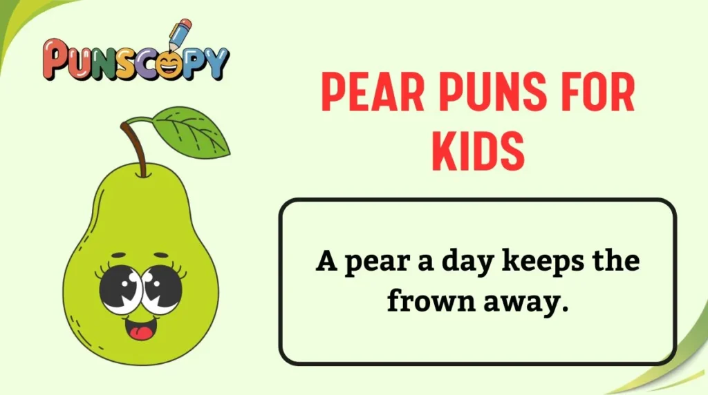 Pear Puns for Kids