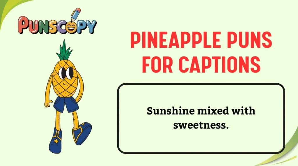 Pineapple Puns for Captions