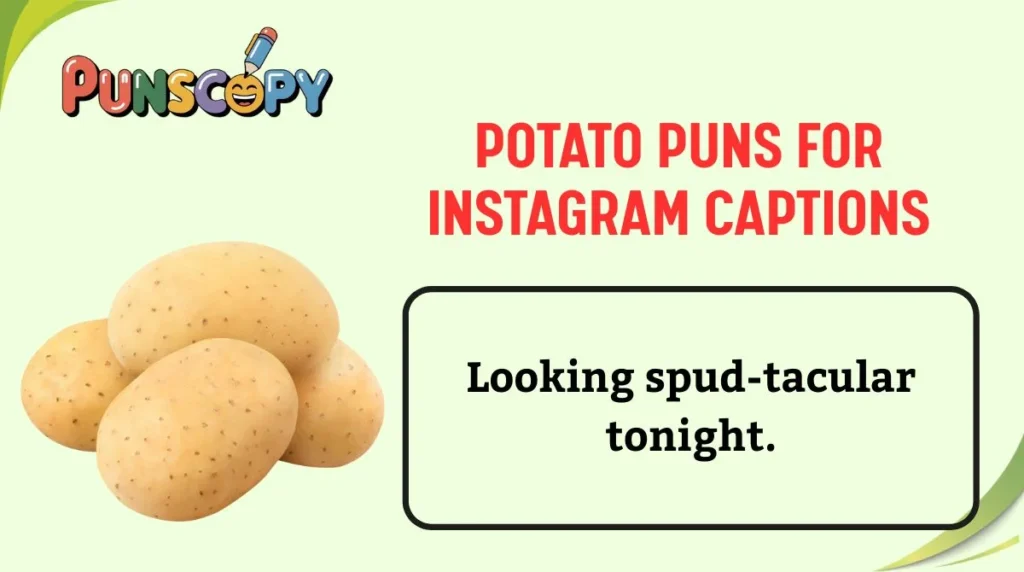 Potato Puns for Instagram Captions