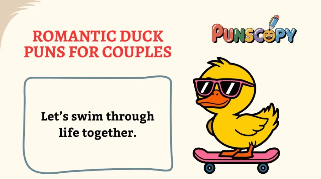 Romantic Duck Puns for Couples