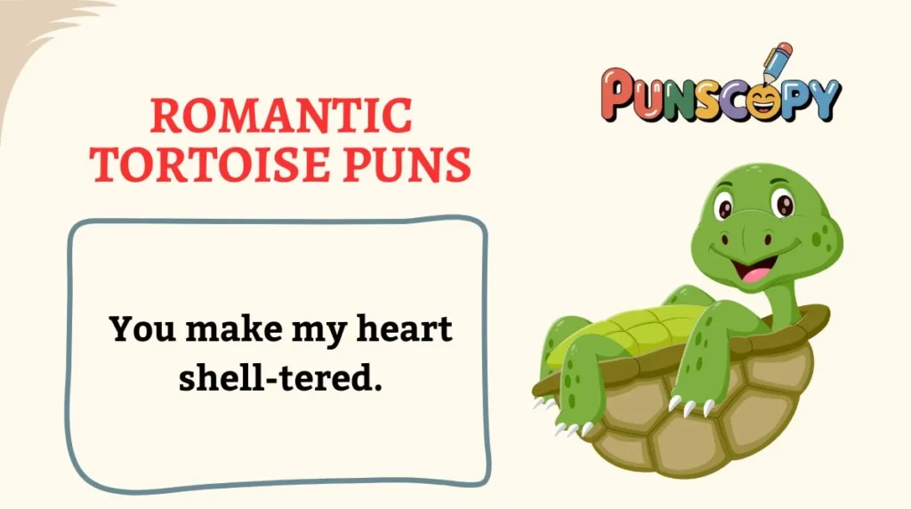 Romantic Tortoise Puns