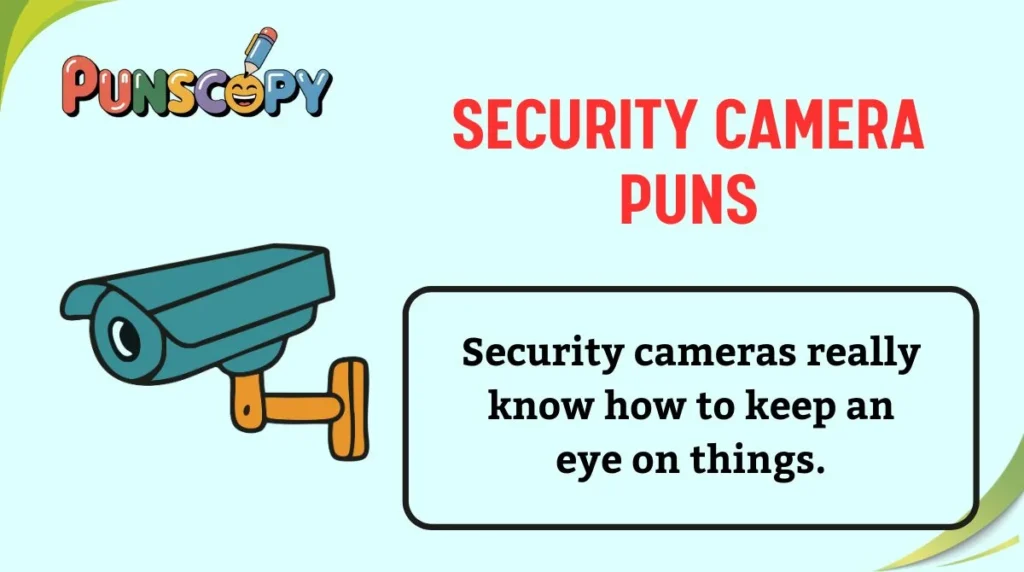 Security Camera Puns