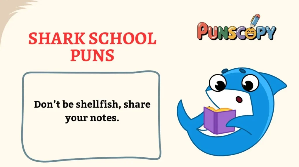 Shark School Puns