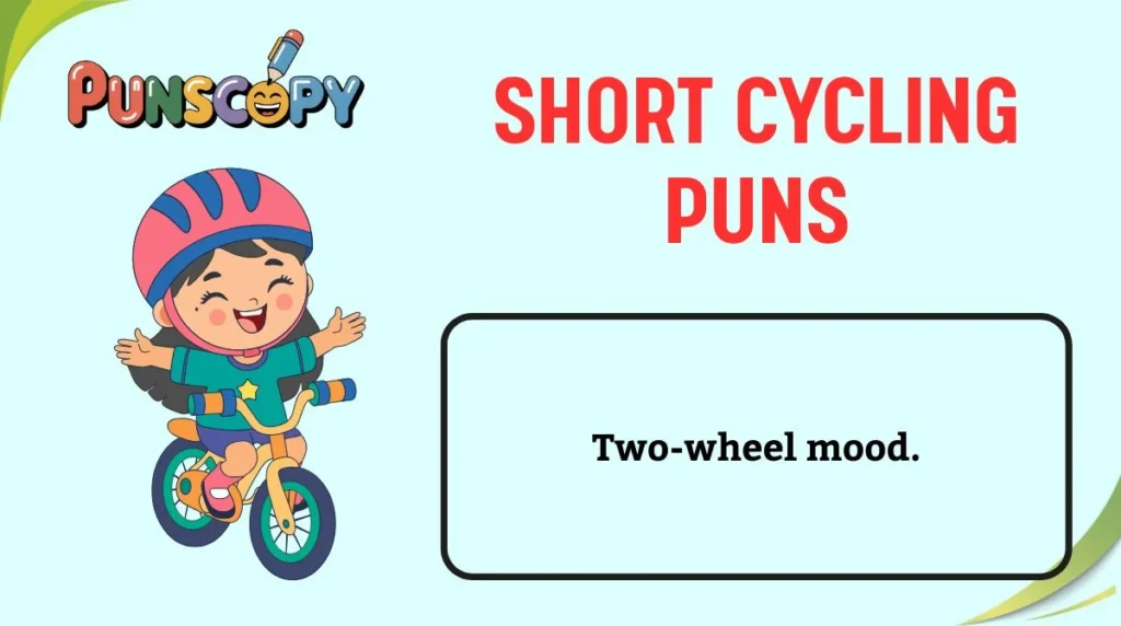Short Cycling Puns