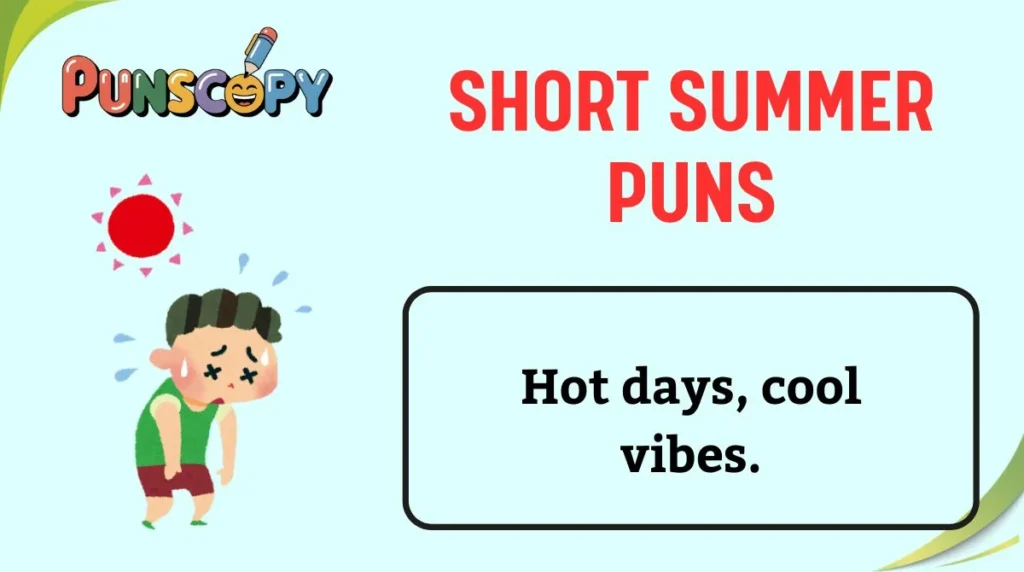 Short Summer Puns