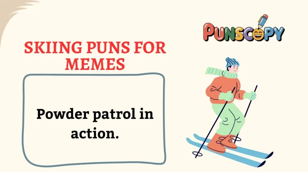 Skiing Puns for Memes