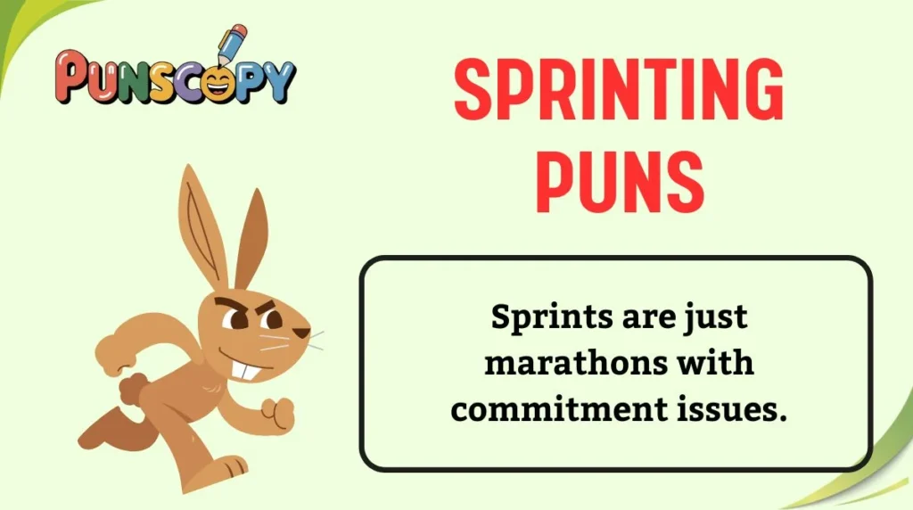Sprinting Puns