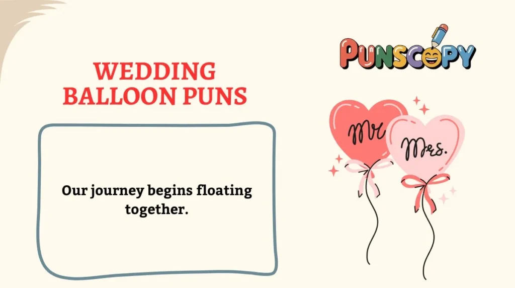 Wedding Balloon Puns