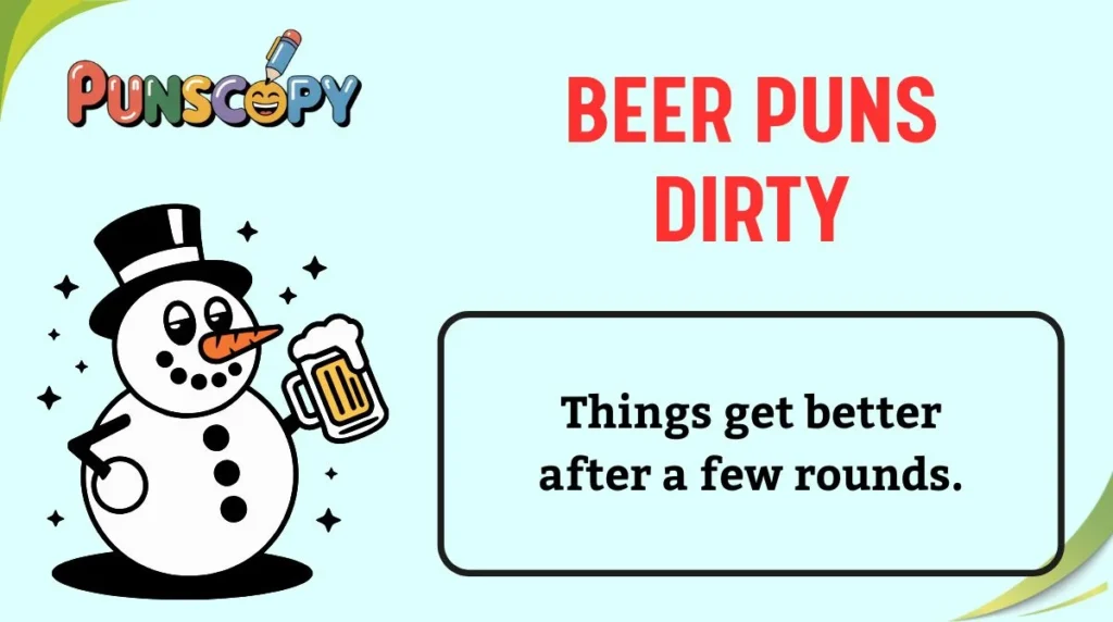 Beer Puns Dirty