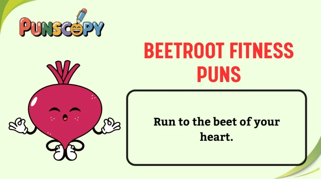 Beetroot Fitness Puns